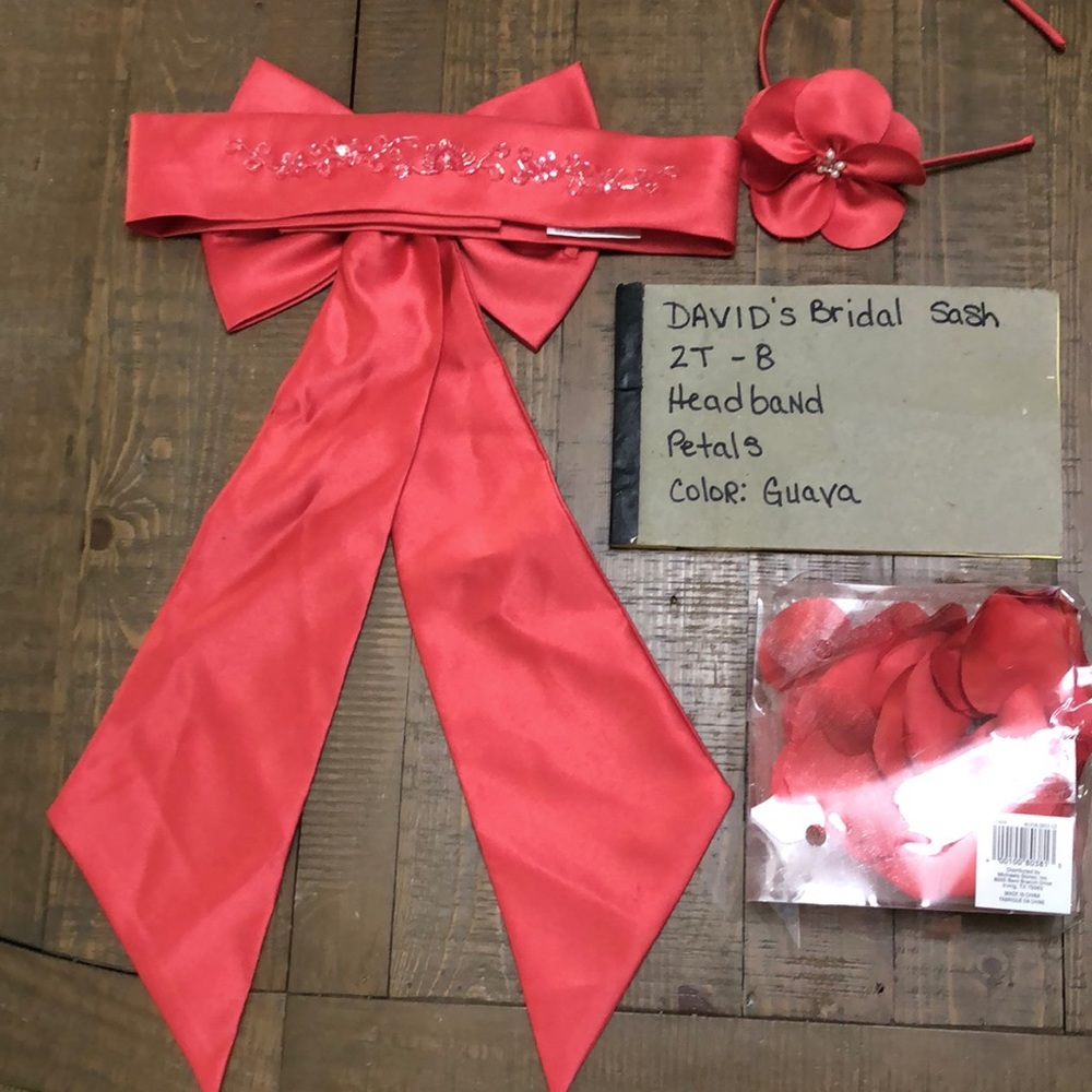 David’s Bridal Flower Girl Sash